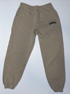 Adanola Varsity Tan Sweatpants Size M